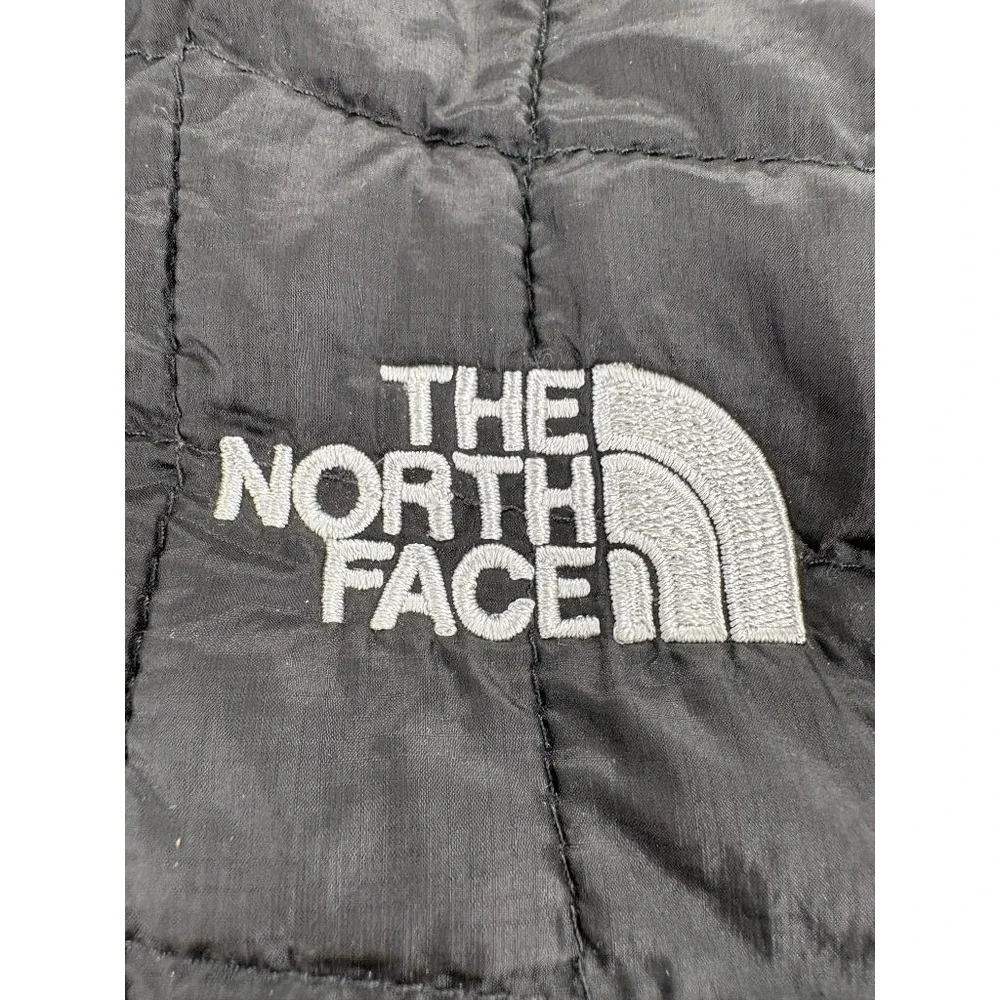 The North Face Mens L ThermoBall Hybrid Jacket Black Full Zip Insulated Quilted